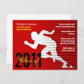 Uitnodiging van de afstuderen-sportpartij (Voorkant / Achterkant)