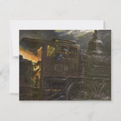 Uitnodiging van de aftredende partij RR Stooklocom (Voorkant)