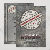 Uitnodiging van de aftredende partij, voltooide mi (Voorkant / Achterkant)