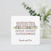 Uitnodiging van de aftredingspartij (Staand voorkant)