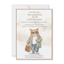 Uitnodiging van de aftredingspartij