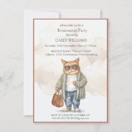 Uitnodiging van de aftredingspartij