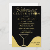 Uitnodiging van de aftredingspartij (Voorkant / Achterkant)