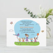 Uitnodiging van de aftredingspartij van de leraar (Staand voorkant)