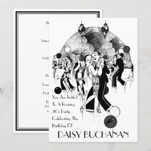 Uitnodiging van de  art. Deco 1920