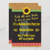 Uitnodiging van de Bachelorette-partij (Voorkant / Achterkant)