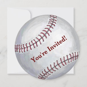 Uitnodiging van de Baseball Party