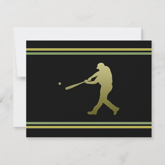 Uitnodiging van de Baseball Party (Voorkant)