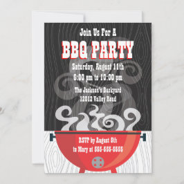 Uitnodiging van de BBQ-partij rokin