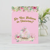 uitnodiging van de Birthday Party voor 3 jaar. Old (Staand voorkant)