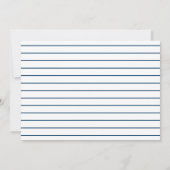 Uitnodiging van de Blauwe en Witte GraduPartij (Achterkant)