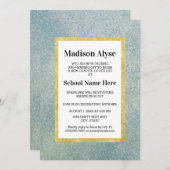 Uitnodiging van de Blauwe/Groene Goud en de Witte  (Voorkant / Achterkant)