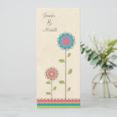 Uitnodiging van de Bloemen van de Partij van het (Staand voorkant)