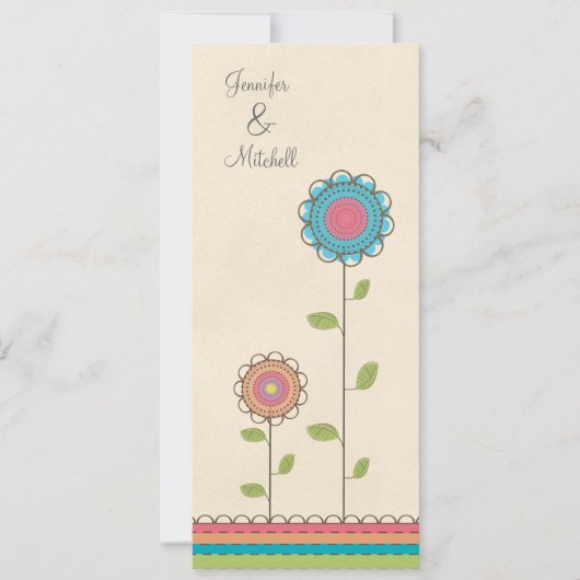 Uitnodiging van de Bloemen van de Partij van het (Voorkant)