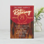 Uitnodiging van de brandweerpartij (Staand voorkant)