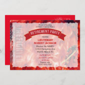 Uitnodiging van de brandweerpartij (Voorkant / Achterkant)