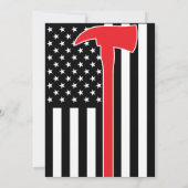 Uitnodiging van de brandweerpartij (Achterkant)