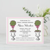 Uitnodiging van de Bridal van de bovenleer (Staand voorkant)