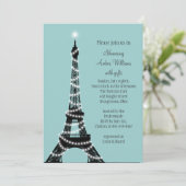 Uitnodiging van de Bridal van de Lichten van de Pa (Staand voorkant)