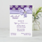  uitnodiging van de Bridal van het Bow van de Lave (Staand voorkant)