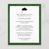 Uitnodiging van de BUDGET Crawfish Boil Graduation Flyer (Achterkant)