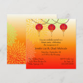 Uitnodiging van de Chinese partij met de overeenko (Voorkant / Achterkant)