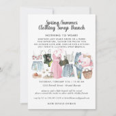 Uitnodiging van de Clothing Swap Party (Voorkant)