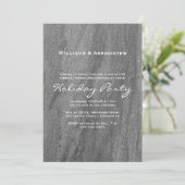 Uitnodiging van de Corporate Granite Holiday Party (Staand voorkant)