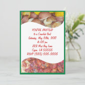 Uitnodiging van de Crawfish Boil Party (Staand voorkant)