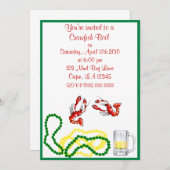 Uitnodiging van de Crawfish Boil Party (Voorkant / Achterkant)