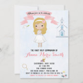 Uitnodiging van de eerste Heilige Communie (Voorkant)