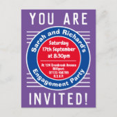 Uitnodiging van de Engagement Party (Voorkant)