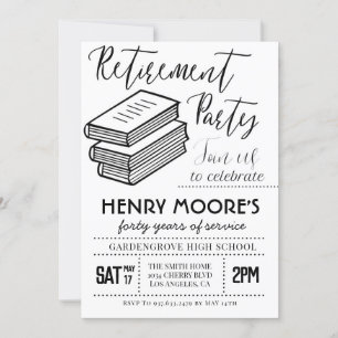 Uitnodiging van de Engelse Teacher Retirement Part