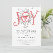 Uitnodiging van de Eve Cocktail Party in het nieuw (Staand voorkant)