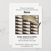 Uitnodiging van de Fisherman Retirement Party (Voorkant / Achterkant)