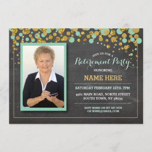 Uitnodiging van de Foto Mint Chalk Party