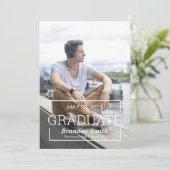 Uitnodiging van de Fotopartij van de afstuderen Hi (Staand voorkant)