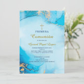 Uitnodiging van de gemeente Primera om onberispeli (Staand voorkant)