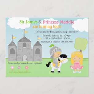 Uitnodiging van de gezamenlijke partij Knight en P