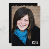 Uitnodiging van de Graduation Party (Voorkant / Achterkant)