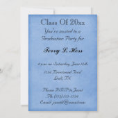Uitnodiging van de Graduation Party (Achterkant)