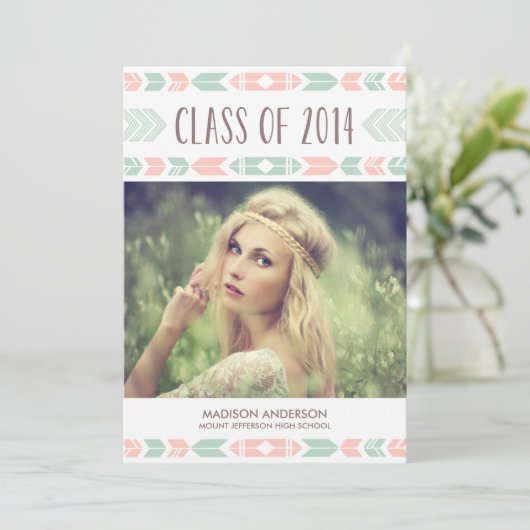 Uitnodiging van de Graduation Party 2014 (Staand voorkant)