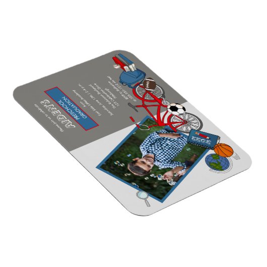 Uitnodiging van de Graduation Party van de Prescho Magneet (Rechterzijde)