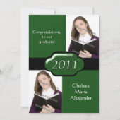 Uitnodiging van de Groene Dubbele Partij van de Fo (Voorkant)