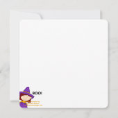 Uitnodiging van de Halloween-partij van het Kind v (Achterkant)