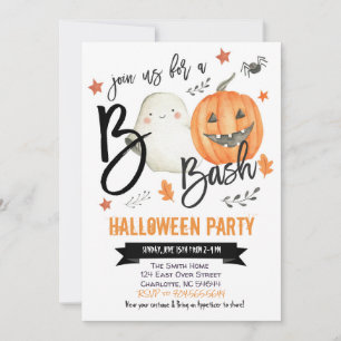 uitnodiging van de Halloween Party, Boo Bash Invit