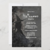 Uitnodiging van de Halloween Witch Party (Voorkant)