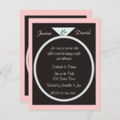 Uitnodiging van de hedendaagse Partij voor de Over (Voorkant / Achterkant)