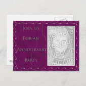 Uitnodiging van de Jubileum (Voorkant / Achterkant)