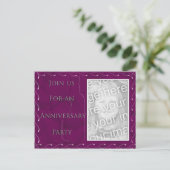 Uitnodiging van de Jubileum (Staand voorkant)